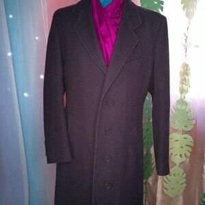VINTAGE USAir Airline Uniform Long Wool Coat by The Greif Companies - 10R